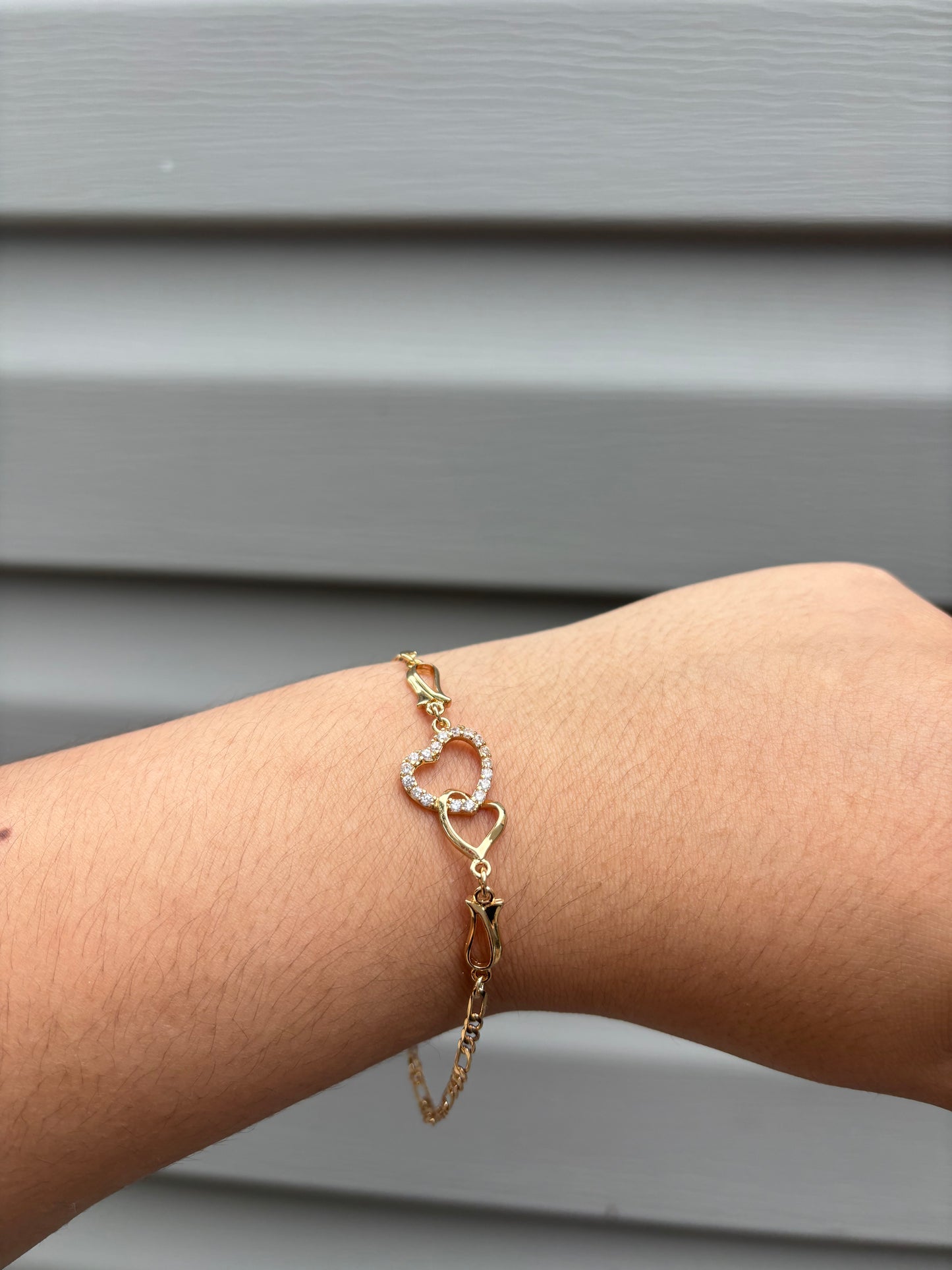 Heart Chain Bracelet