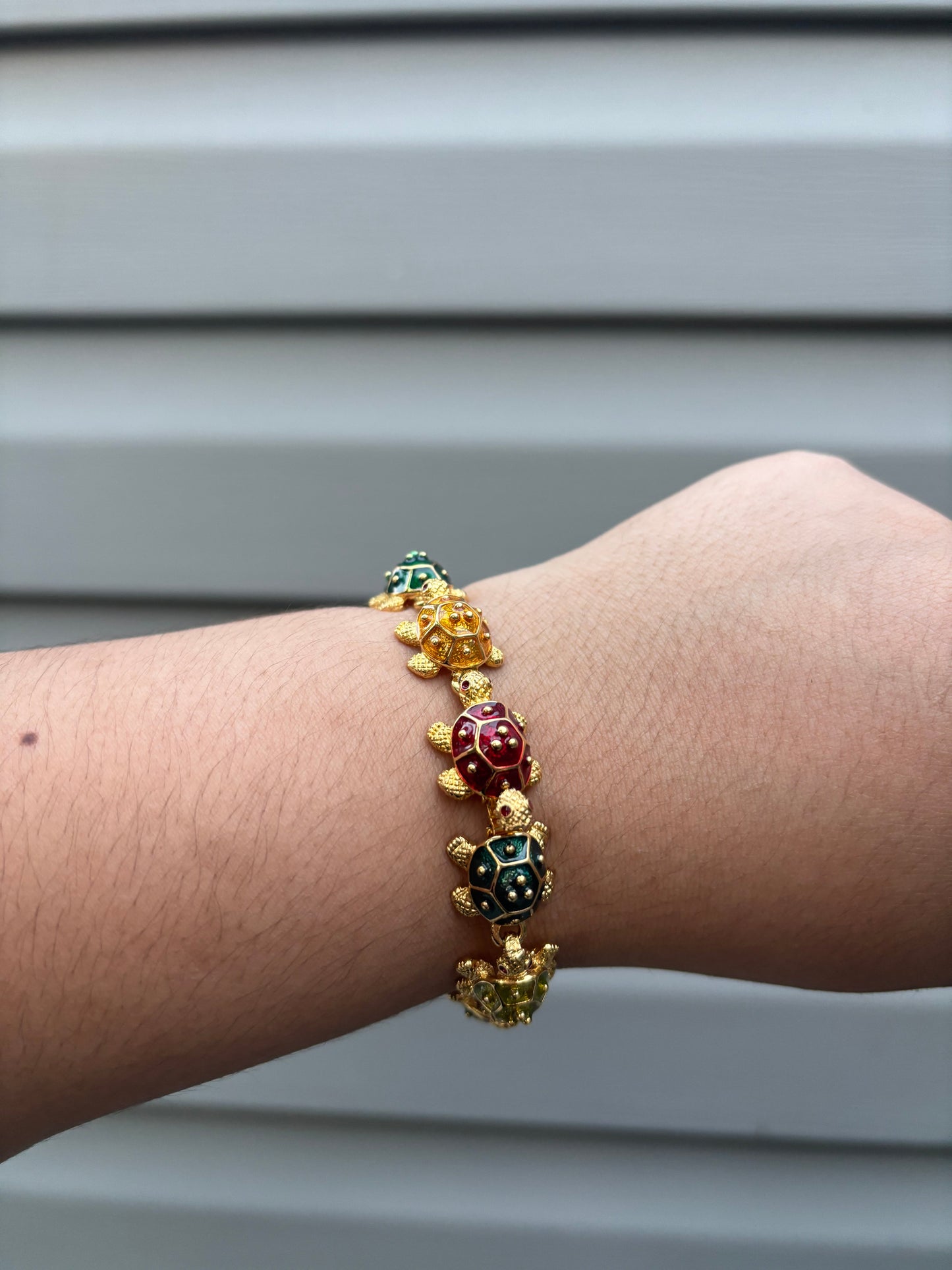 Vintage Kenneth Jay Lane Turtle Bracelet Arau Jewelry