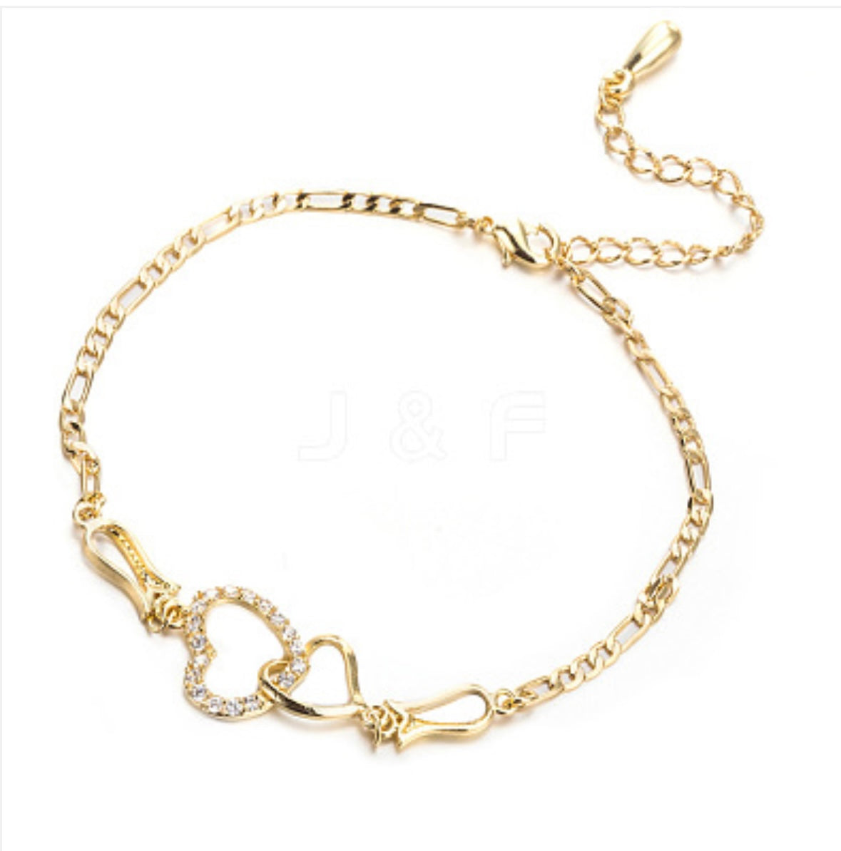 Heart Chain Bracelet