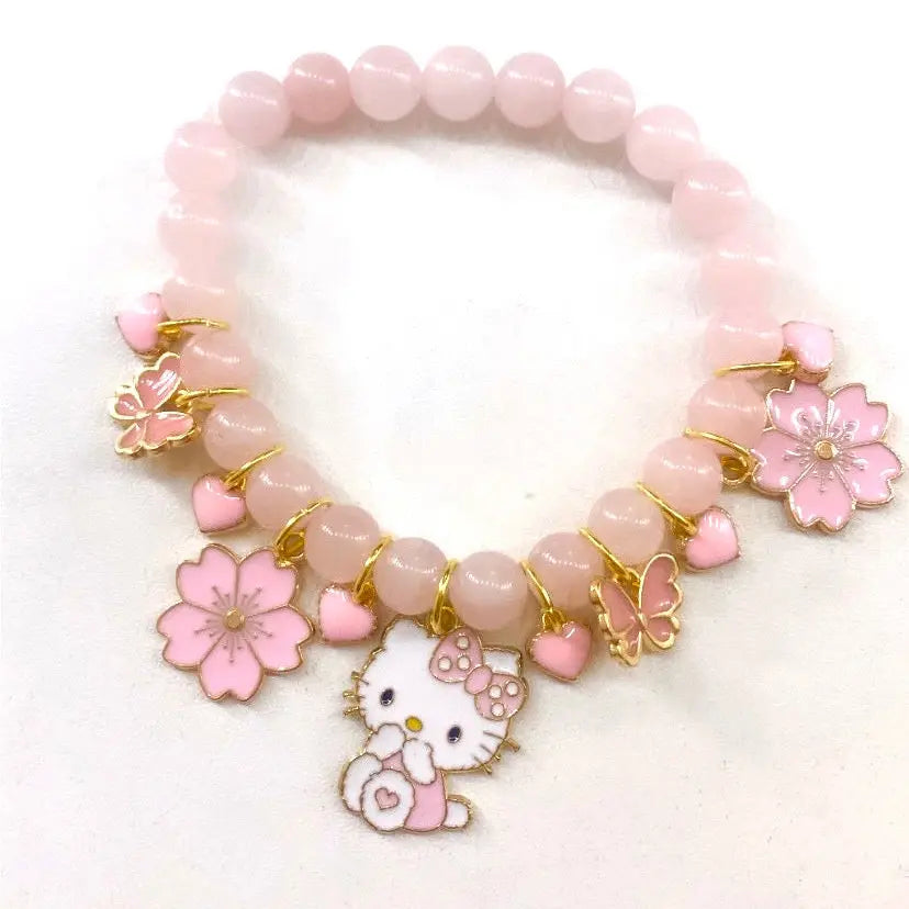 Hello Kitty Beaded Charm Bracelet My Store