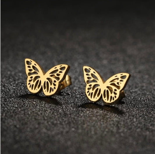 Butterfly Stud Earrings