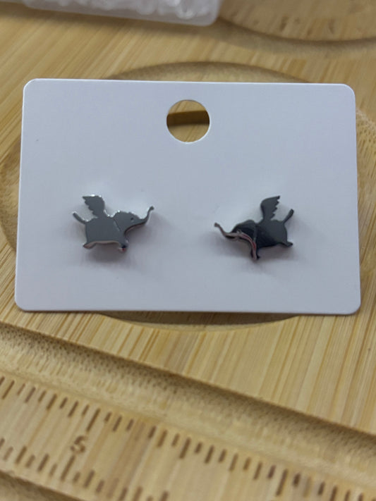 Elephant Stud Earrings