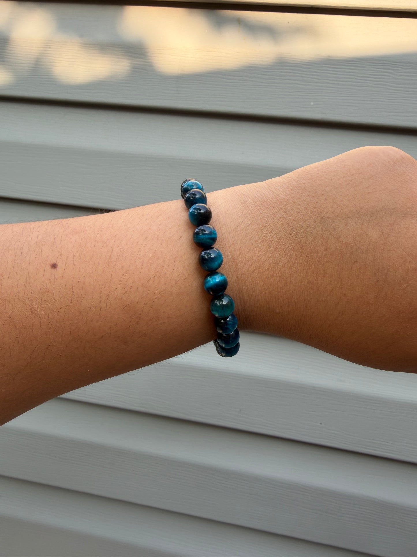 Blue Tiger Eye Bracelet