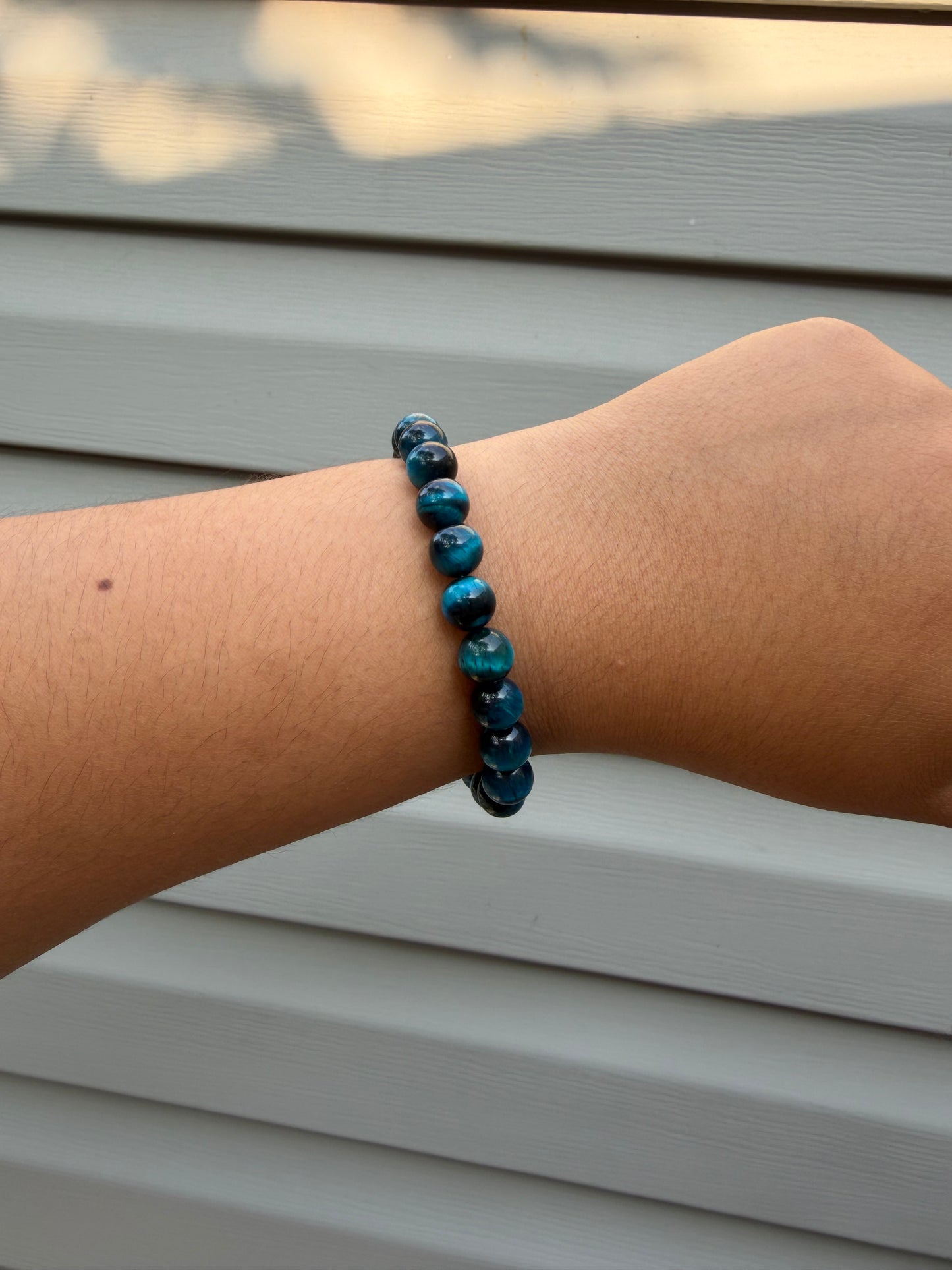 Blue Tiger Eye Bracelet