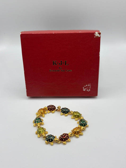 Vintage Kenneth Jay Lane Turtle Bracelet