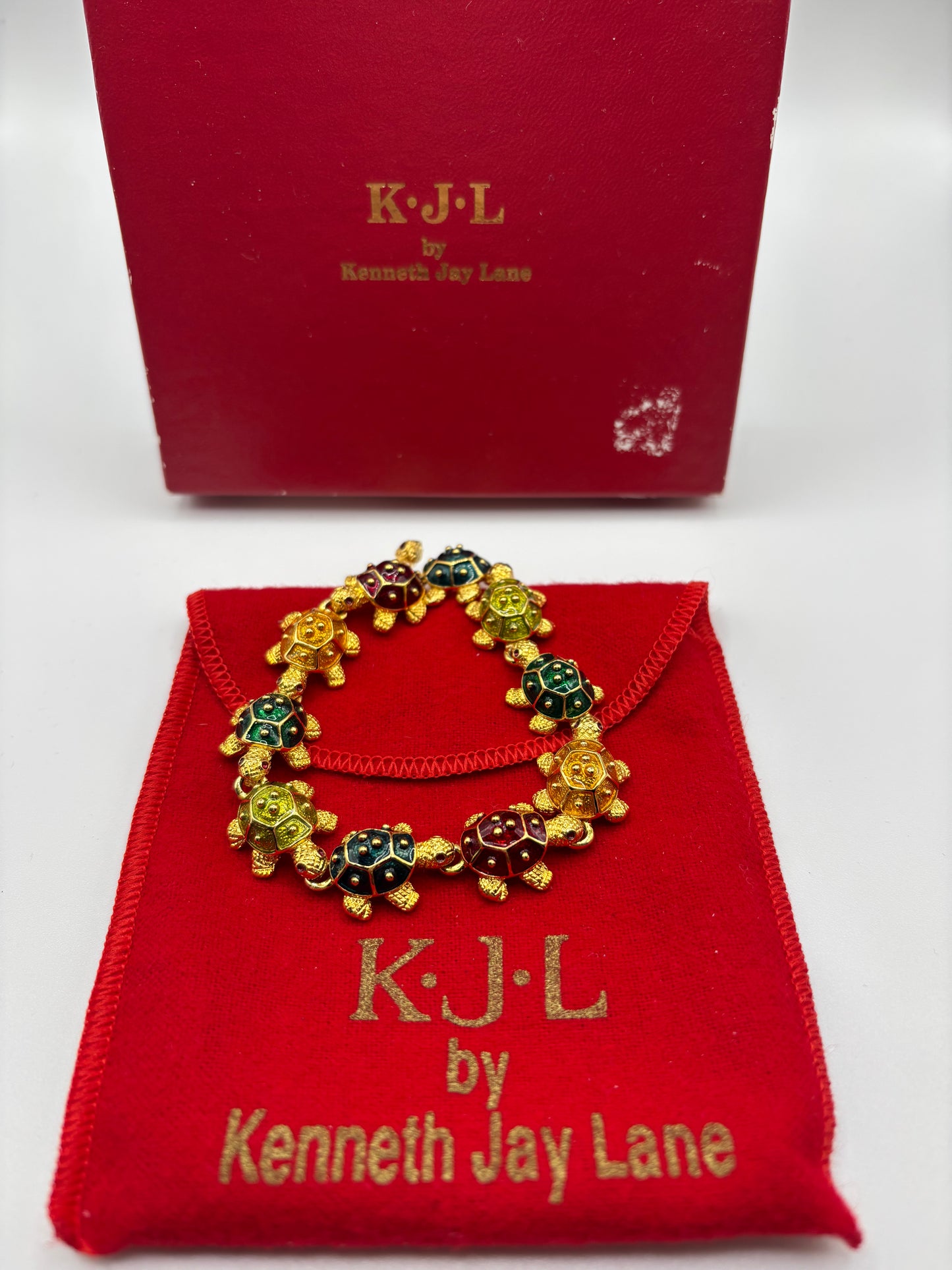Vintage Kenneth Jay Lane Turtle Bracelet