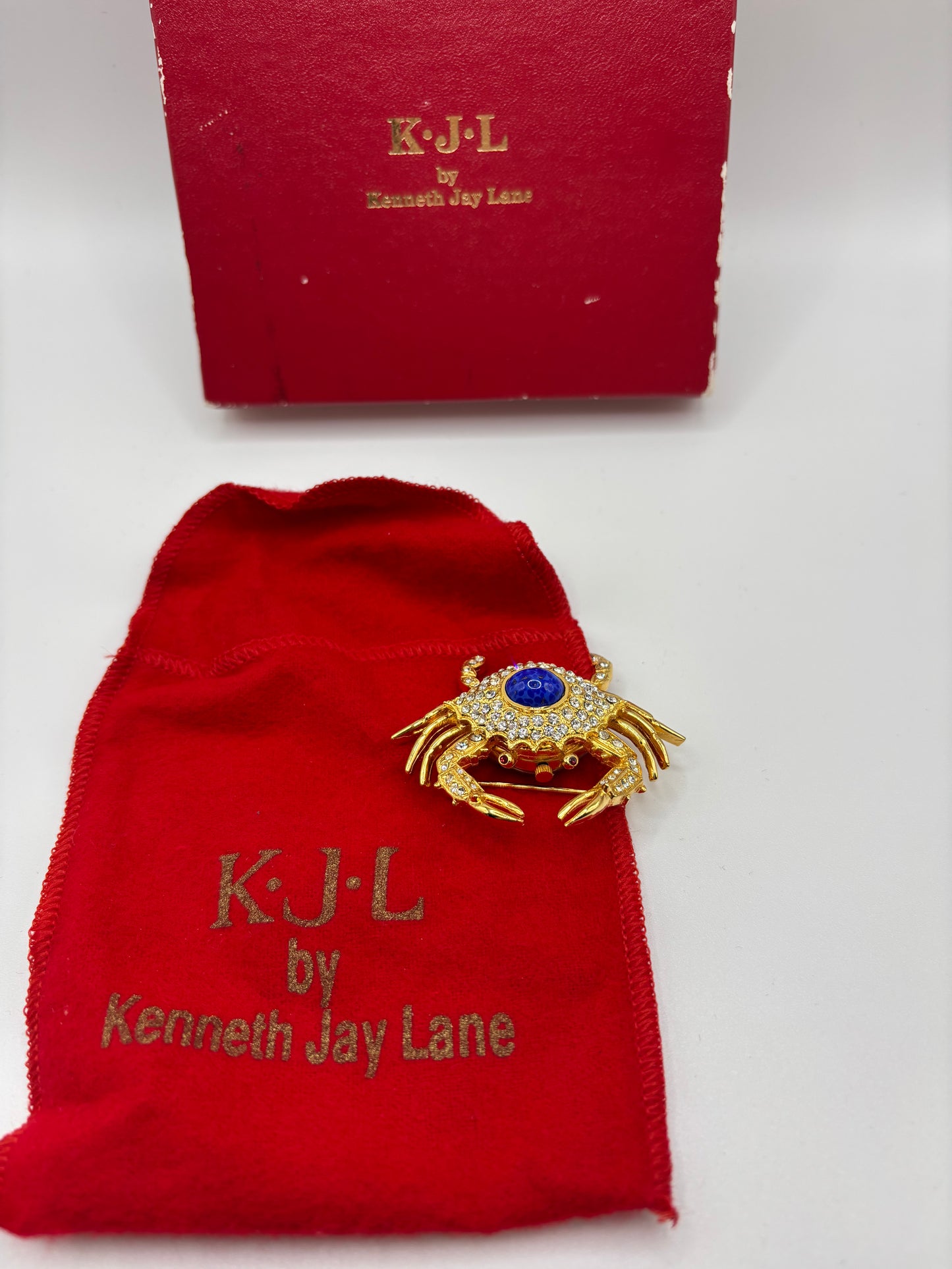 Vintage Kenneth Jay Lane Crab Pin