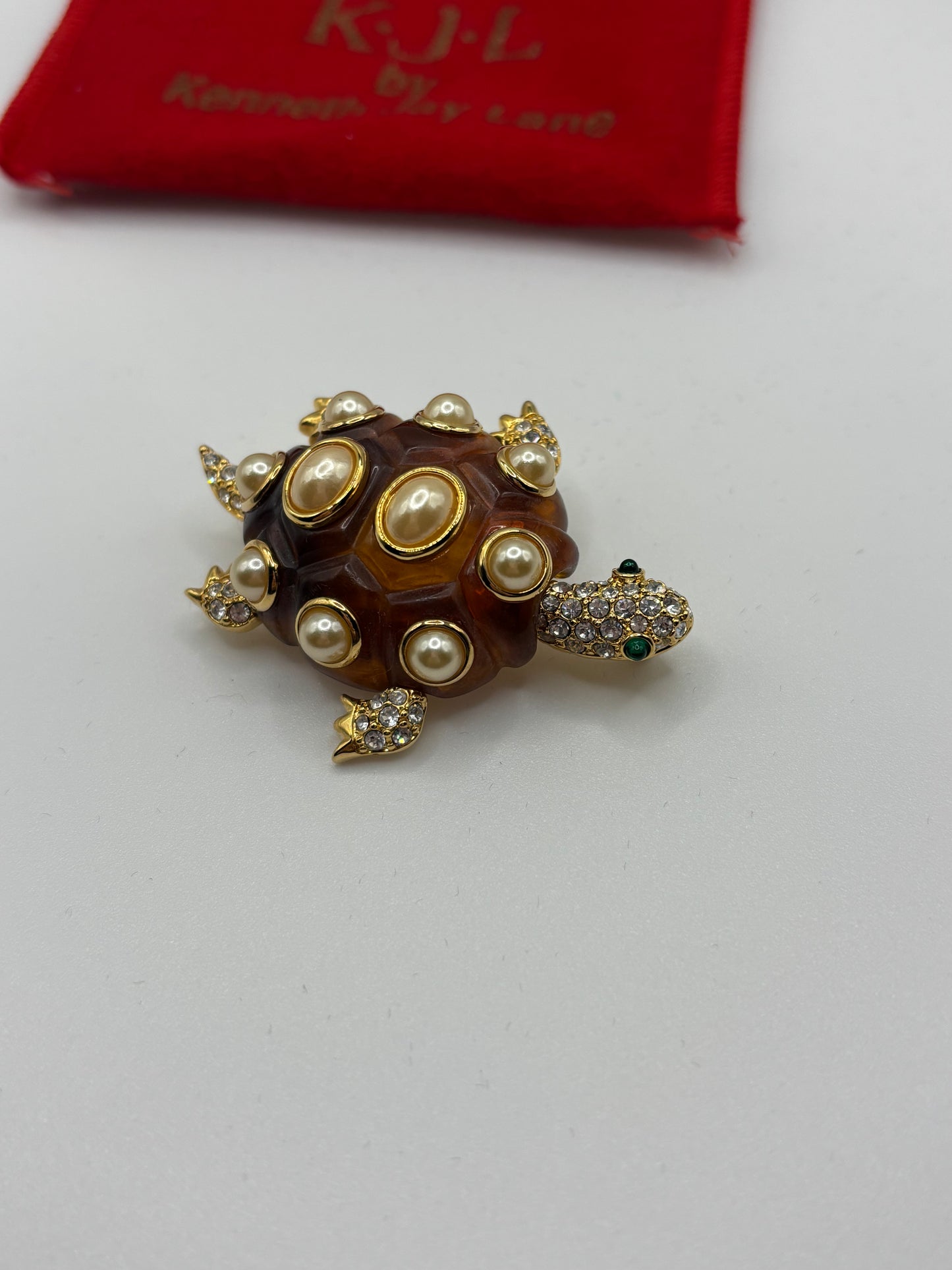Vintage Kenneth Jay Lane Turtle Pin