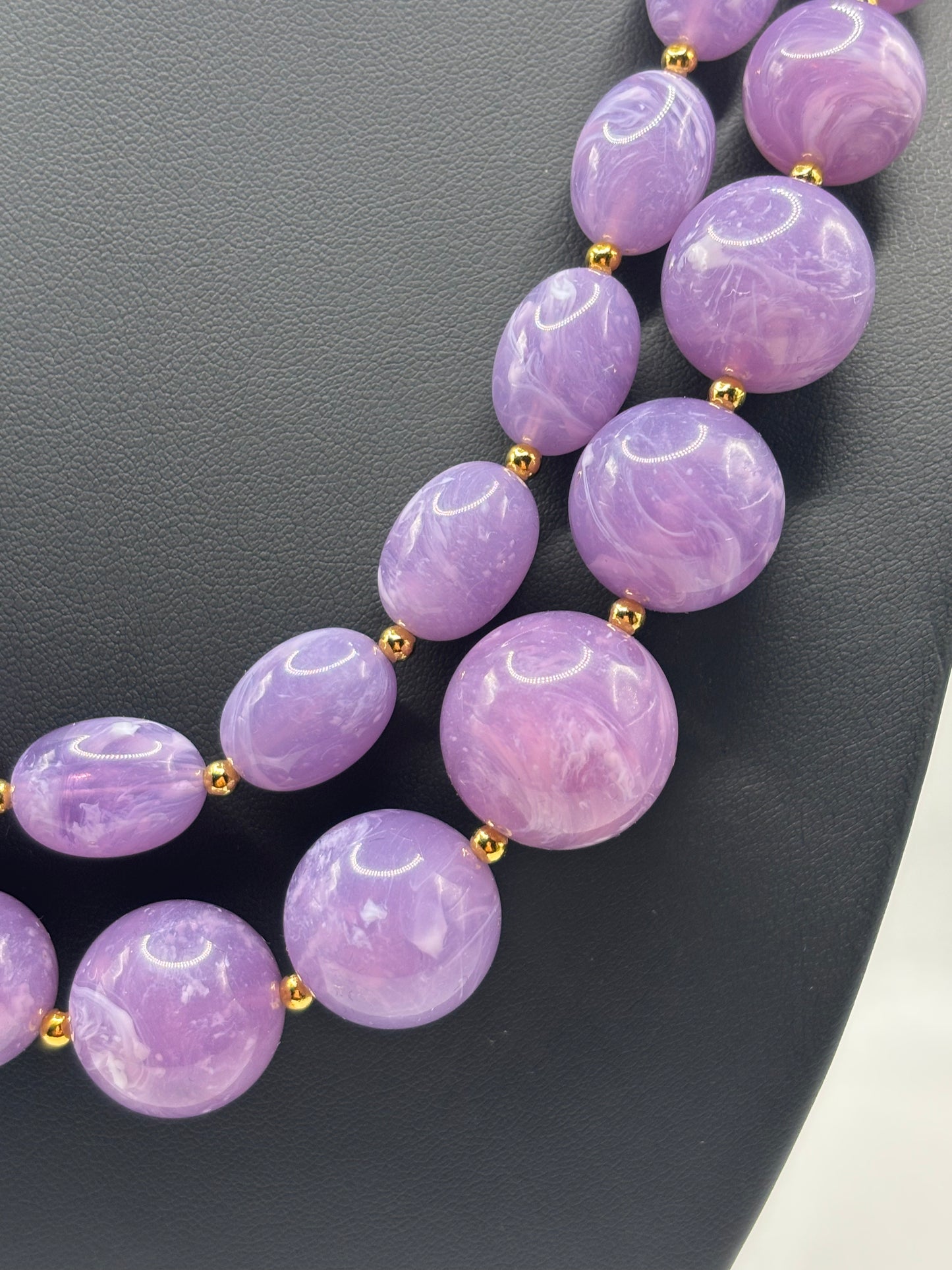 Joan Rivers Purple Necklace Set of 2